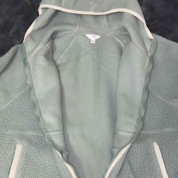 Time and Tru Women's Fleece Zip Hoodie L(12-14) NWT - Picture 2 of 5